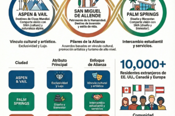 5 Razones por las que San Miguel de Allende es Ciudad Hermana de Aspen, Vail y Palm Springs