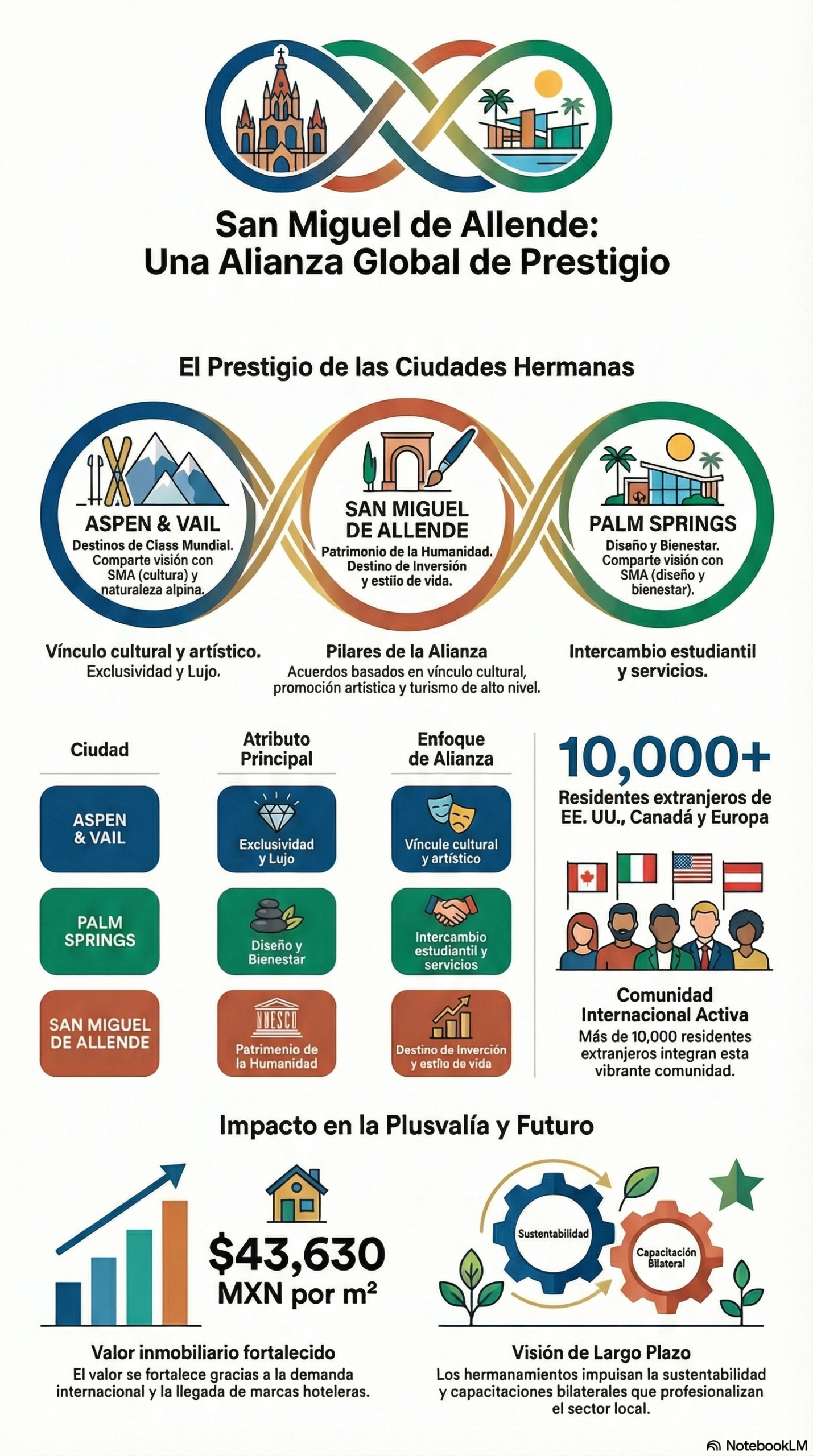 5 Razones por las que San Miguel de Allende es Ciudad Hermana de Aspen, Vail y Palm Springs